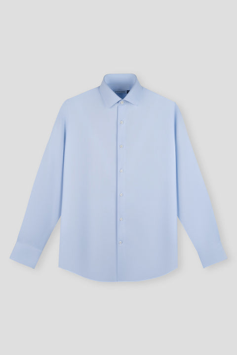 Supreme Cotton Herringbone Dress Shirt | Light Blue 2767NZ