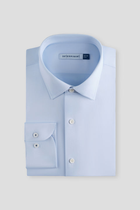 Supreme Cotton Herringbone Dress Shirt | Light Blue 2767NZ