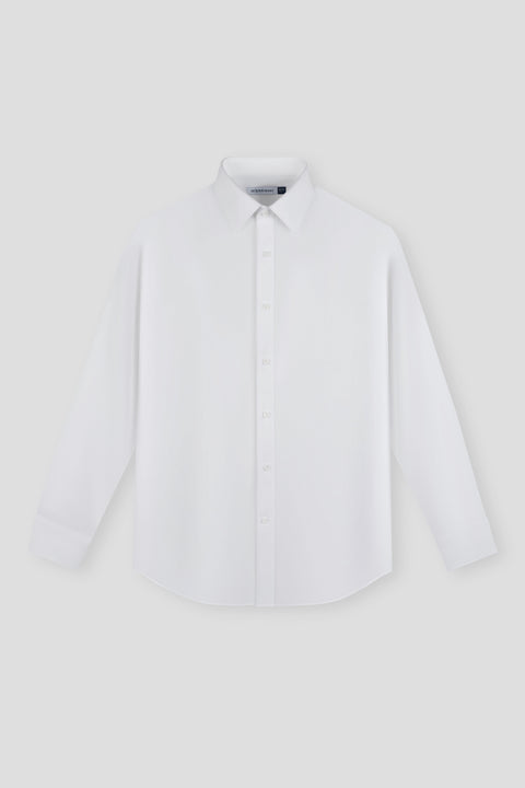 Supreme Cotton Textured Cord Dress Shirt | White WH001Z