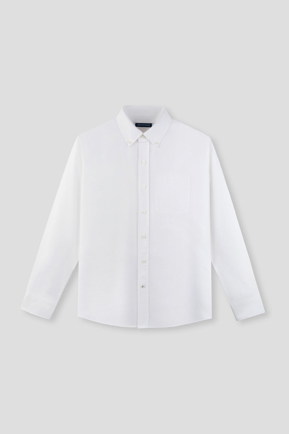 Soft Oxford Button-Down Casual Shirt | White WH001Z