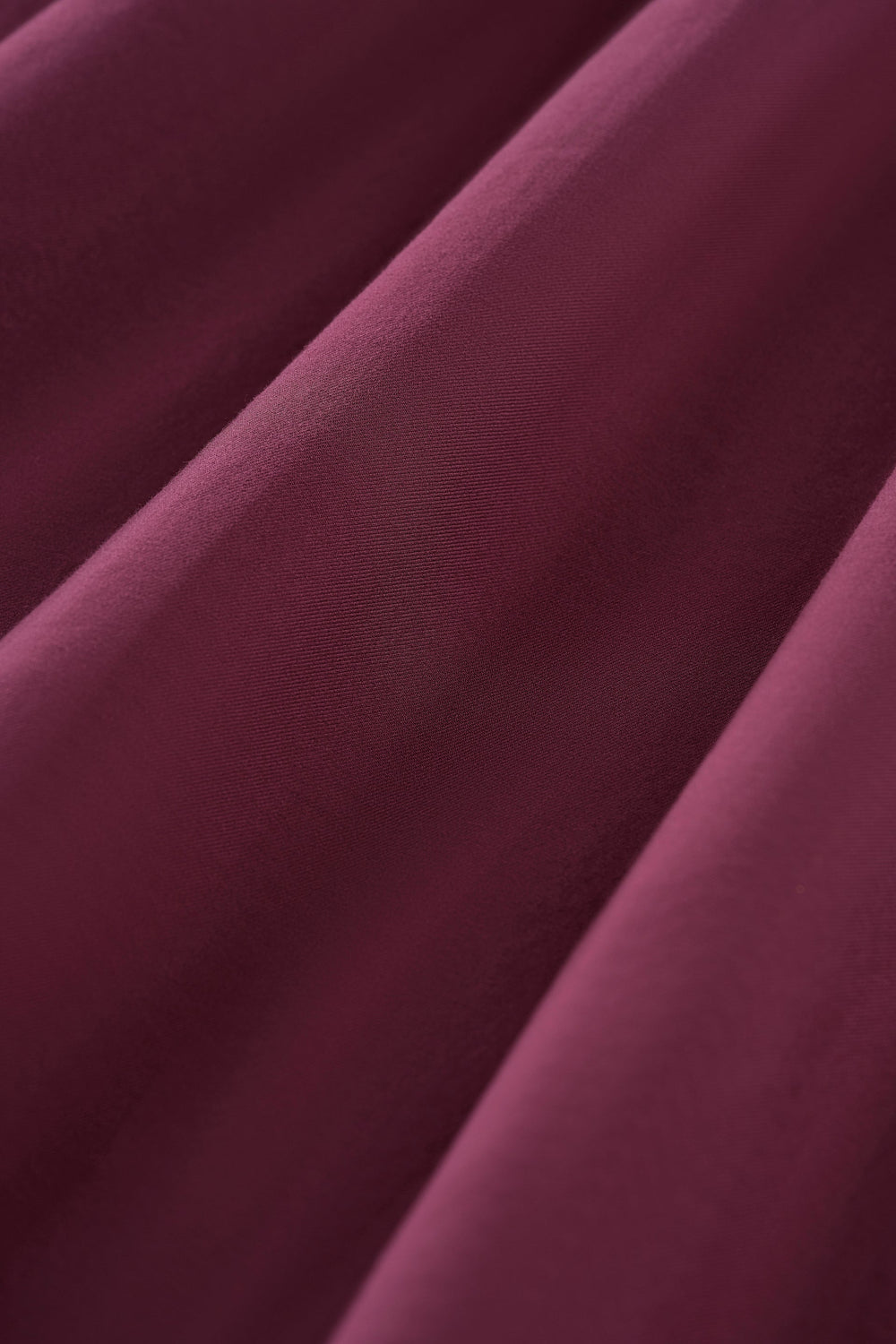 Soft Twill Point Collar Casual Shirt | Plum Burgundy 14460N