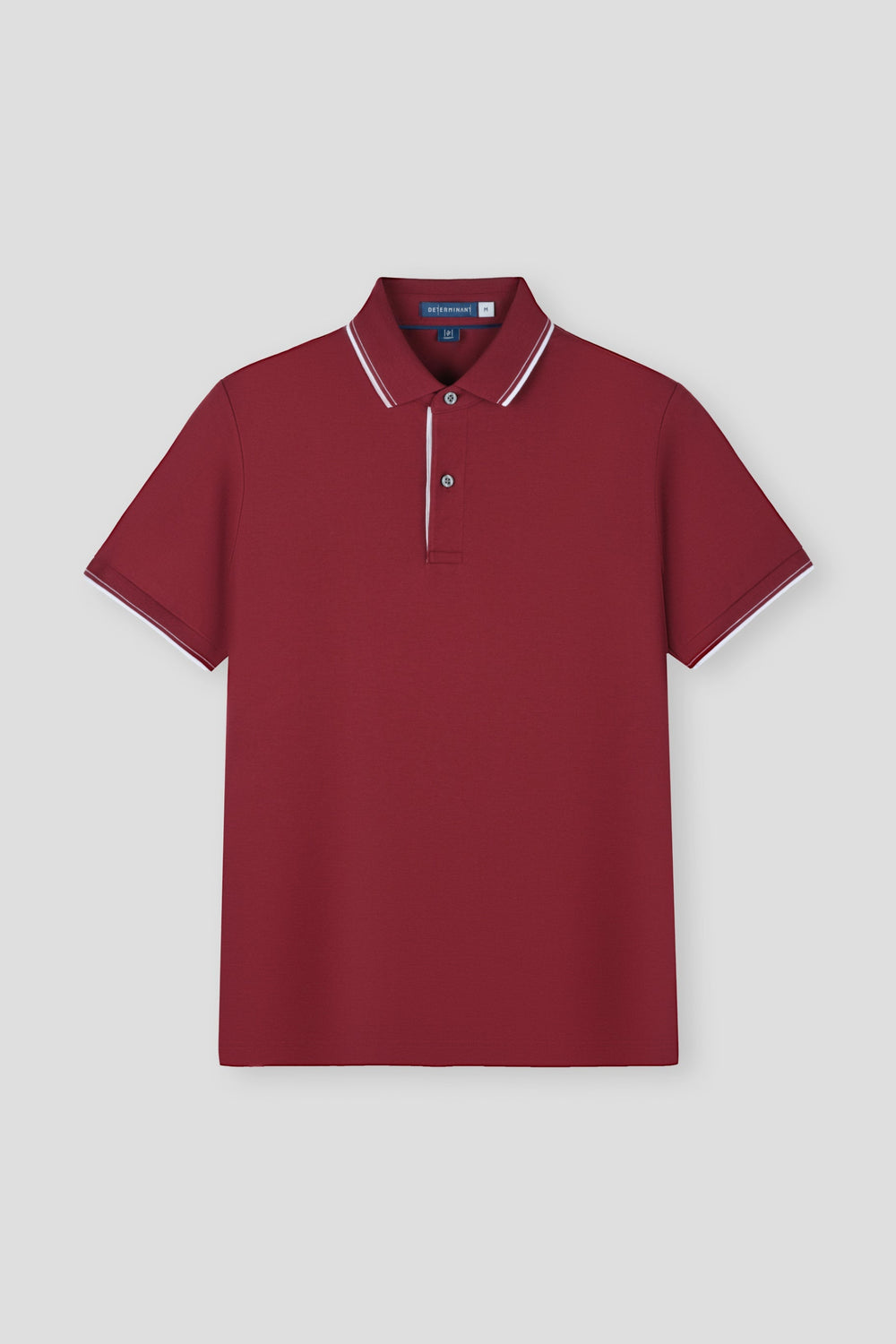 VISDRY™ Pique Tipped Polo | Burgundy BRE112