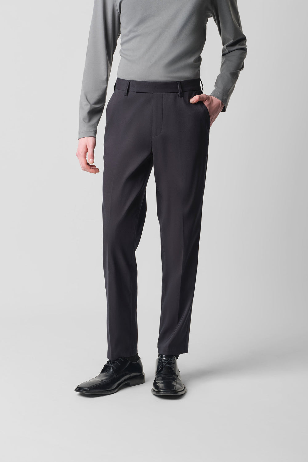 CottonSTRETCH Tailored Pants | Navy 15589P
