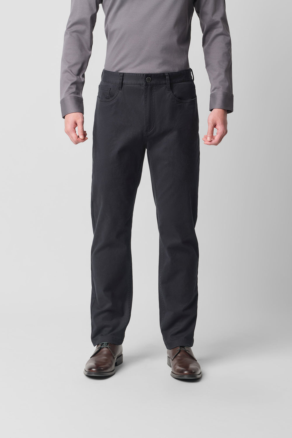 5-Pocket Chino Pants | Black BKFD01