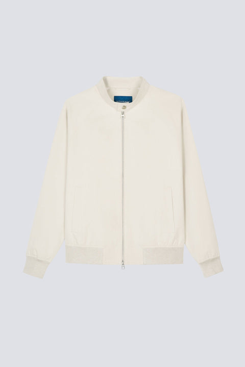 Lightweight Harrington Jacket | Khaki 5090NZ — Flat Lay