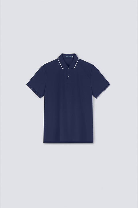 VISDRY™ Pique Tipped Polo | Patriot Blue PT3925