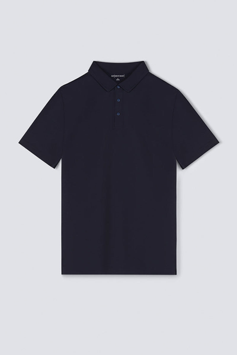 Softex Snap-Front Polo | Navy NNY096