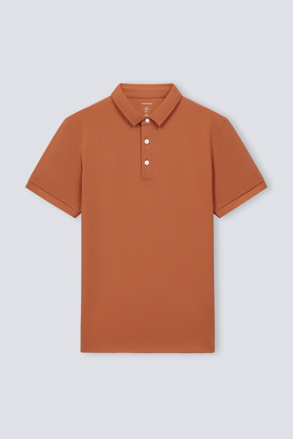 VISDRY™ 3-Button Pique Polo | Terracotta Red PT1248