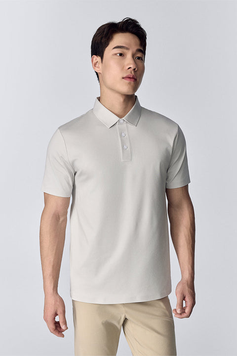 InstantCool Jersey Polo | Light Grey GYFL01