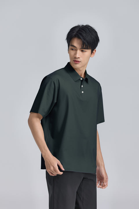 InstantCool Bonded Jersey Polo | Pine Green PT5212