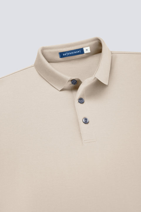 VISDRY™ 3-Button Pique Polo | Khaki GNE426