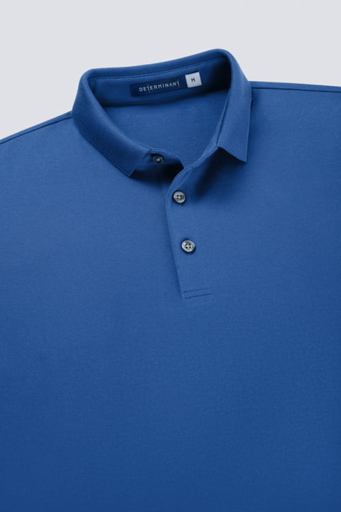 VISDRY™ 3-Button Pique Polo | Blue NYE075