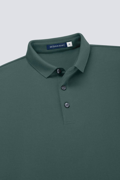 VISDRY™ 3-Button Pique Polo | Green PT5914