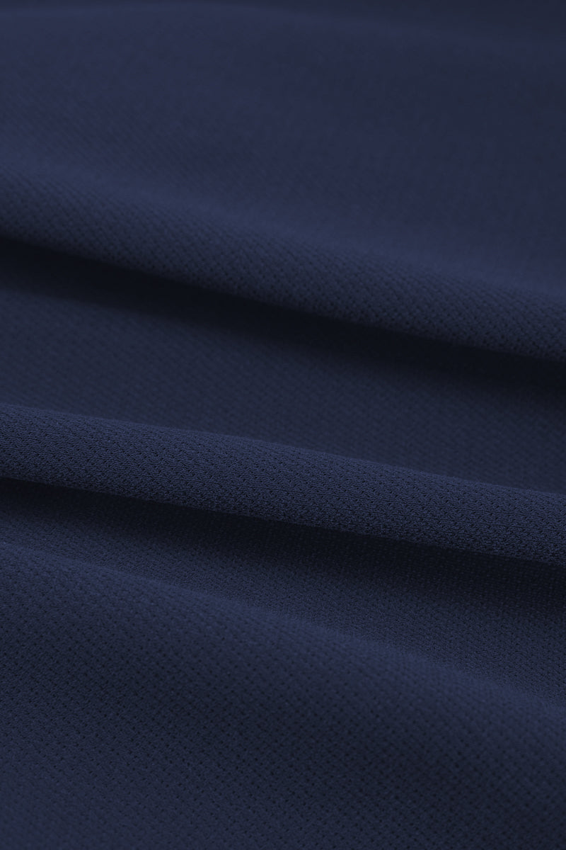 CottonSTRETCH Lightweight Knit Smart Blazer | Navy NNY096