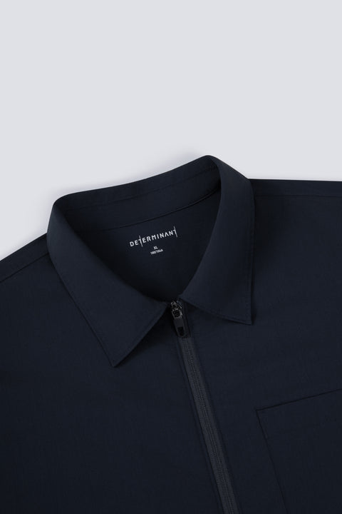 UV-Protection Lightweight Shirt Jacket | Royal Navy 27095N