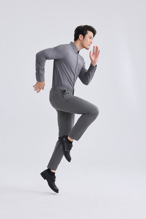 CottonSTRETCH Smart Pants | Smoke Grey 27900N