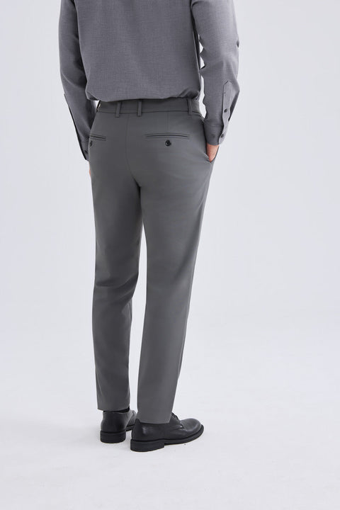 CottonSTRETCH Smart Pants | Smoke Grey 27900N