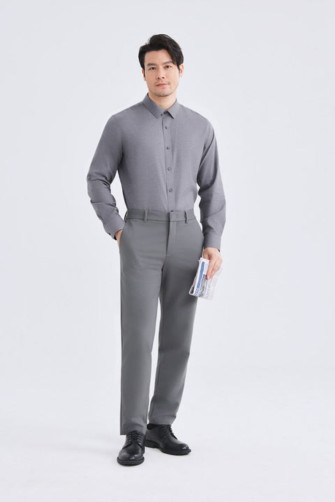 CottonSTRETCH Smart Pants | Smoke Grey 27900N