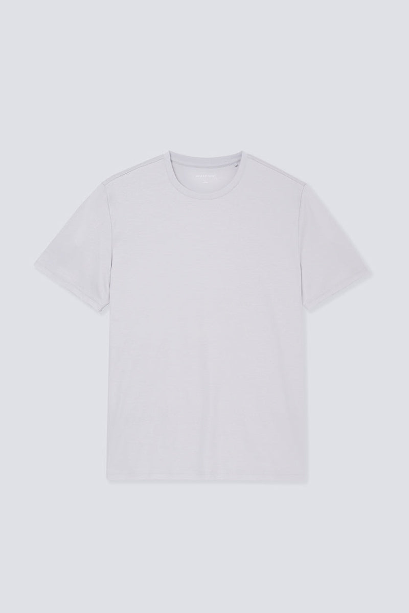 Softex Crew Neck T-Shirt | Light Grey GYFL01
