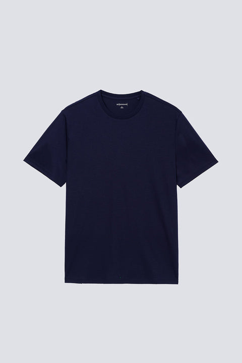 Softex Crew Neck T-Shirt | Navy NNY096