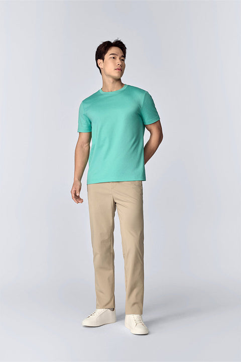 Regal Crew Neck T-Shirt | Turquoise Green PT5218