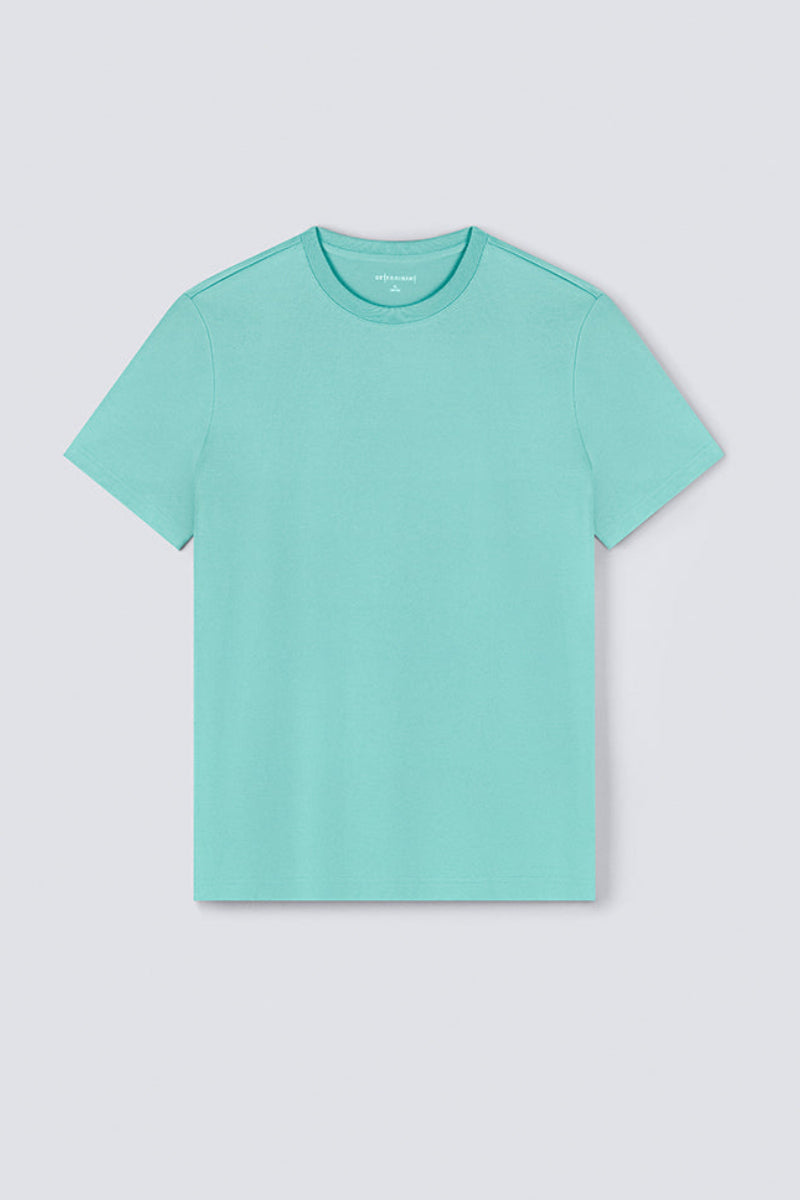 Regal Crew Neck T-Shirt | Turquoise Green PT5218