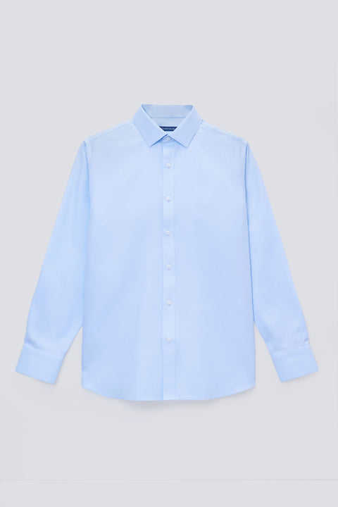 VISDRY™ Dobby Dress Shirt | Light Blue 2408NZ