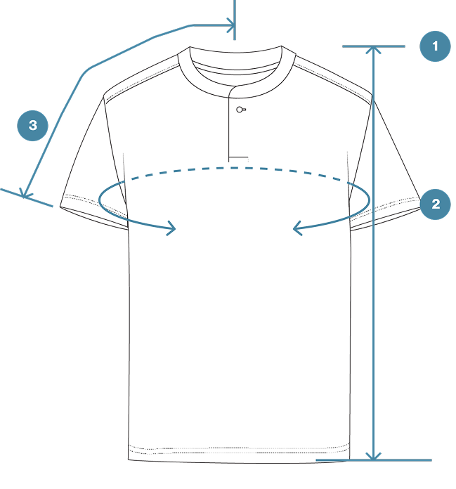 How to Measure HeatGuard French Rib Henley Neck Sweater