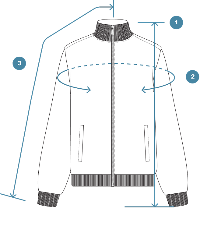 How to Measure Double Chest Pocket Utility Jacket