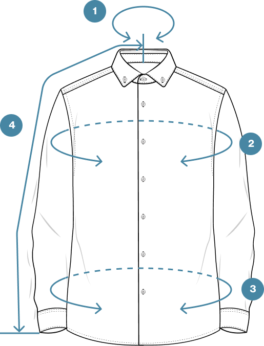 How to Measure Wrinkle-Free Sharp Shirt